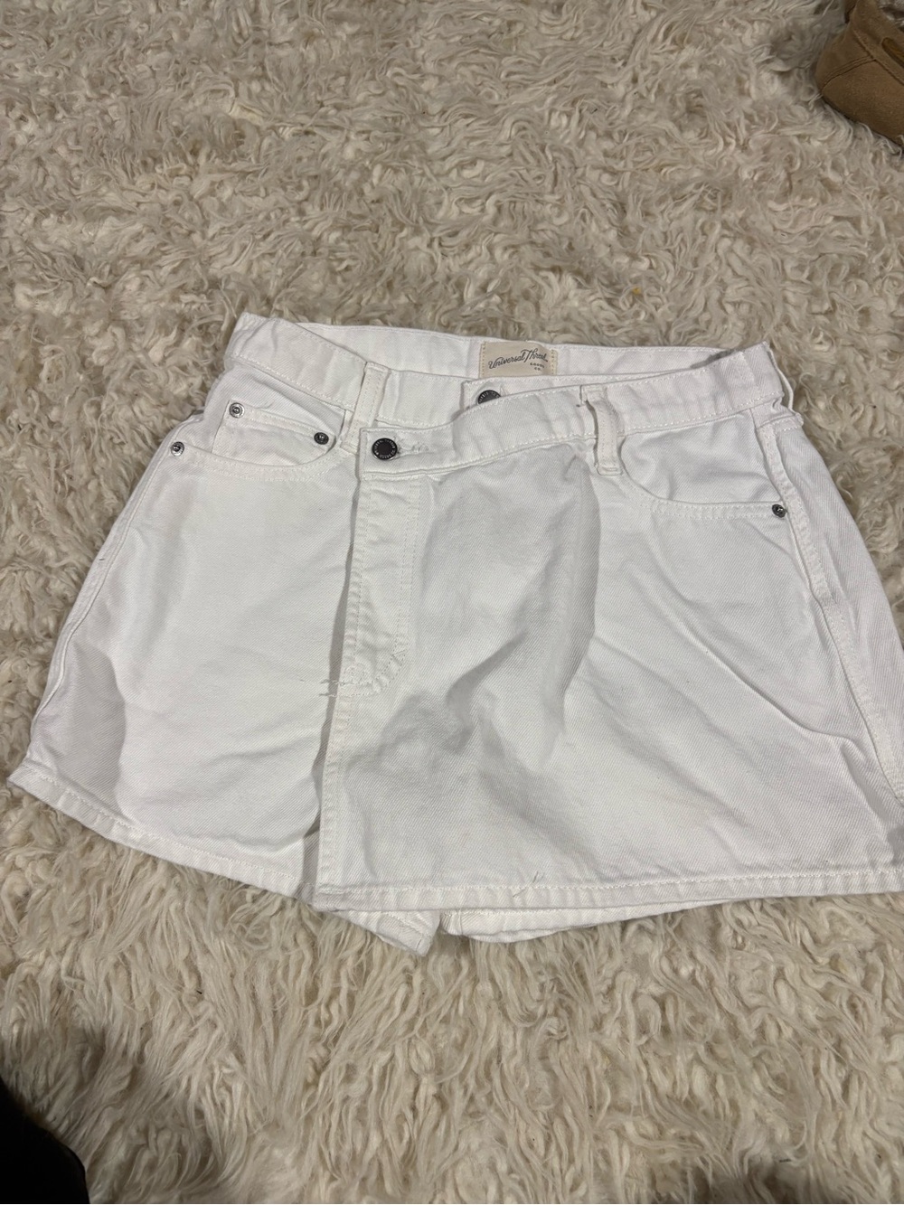 Universal Thread White Women's Denim Skort
